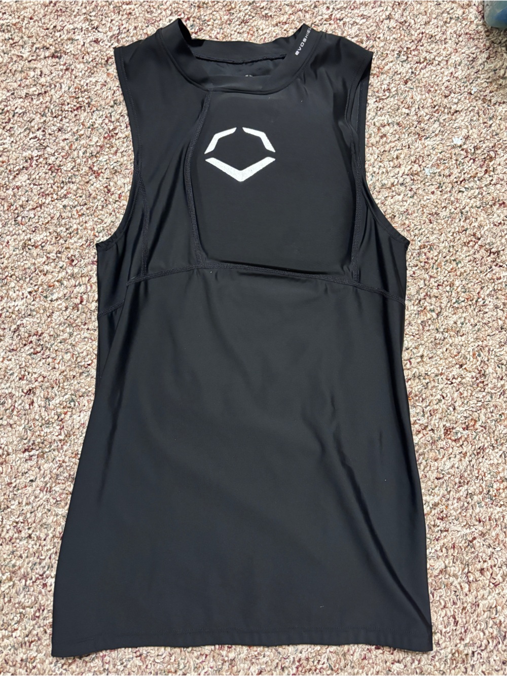 Evoshield Youth Large Chest Guard Heart Protective Sleeveless Shirt Baseball